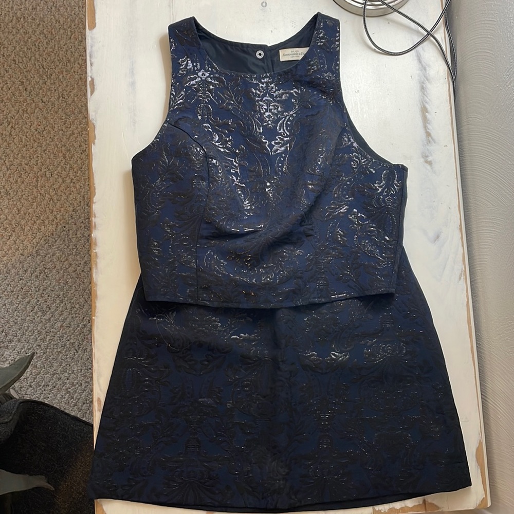 Abercrombie Navy/Black 2 piece set, Size S/00